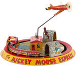 "MICKEY MOUSE EXPRESS" MARX WIND-UP TRAIN TOY.