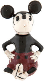 MICKEY MOUSE FIGURAL CHINA PERFUME BOTTLE.