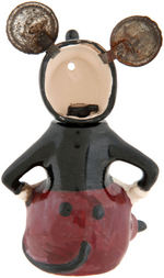 MICKEY MOUSE FIGURAL CHINA PERFUME BOTTLE.