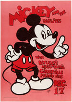 GRATEFUL DEAD/MICKEY MOUSE-RELATED "MICKEY AND THE DAYLITES" CONCERT POSTER.