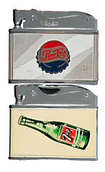 SODA COMPANY GROUP OF SIX LIGHTERS.