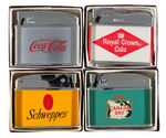 SODA COMPANY GROUP OF SIX LIGHTERS.