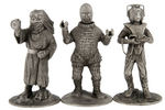 "WORLD OF DOCTOR WHO" DANBURY MINT PEWTER FIGURE LOT.