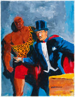 FRED FREDERICKS MANDRAKE THE MAGICIAN ORIGINAL PAINTING.