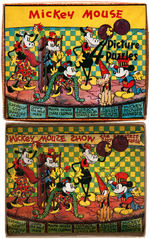 "MICKEY MOUSE 4 PICTURE PUZZLES" BOXED SET.