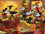 "MICKEY MOUSE 4 PICTURE PUZZLES" BOXED SET.