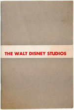 "AN INTRODUCTION TO THE WALT DISNEY STUDIOS" ARTIST APPLICANT MANUAL & APPLICATION FORM.