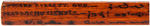 VAN BUREN/JOHNSON/EVERETT HAND INSCRIBED WOOD OCTAGONAL CANE DATED 1836.