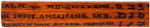 VAN BUREN/JOHNSON/EVERETT HAND INSCRIBED WOOD OCTAGONAL CANE DATED 1836.