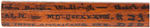 VAN BUREN/JOHNSON/EVERETT HAND INSCRIBED WOOD OCTAGONAL CANE DATED 1836.