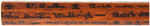 VAN BUREN/JOHNSON/EVERETT HAND INSCRIBED WOOD OCTAGONAL CANE DATED 1836.