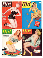 "FLIRT" & "WINK" MENS' MAGAZINE LOT WITH BETTIE PAGE.