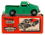 "MINIC MORRIS-COWLEY PICK-UP" & AMBULANCE DIE-CAST REPLICA PAIR BY TRI-ANG.