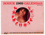 "ROGUE" & "ESCAPADE" 1960s MENS' MAGAZINE CALENDAR LOT WITH ENVELOPES.