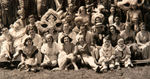 "RINGLING BROTHERS AND BARNUM & BAILEY COMBINED CIRCUS" 1934 CAST PHOTO.