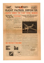 "CAPTAIN MIDNIGHT'S FLIGHT PATROL REPORTER" NEWSLETTER TRIO.