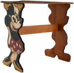 MICKEY & MINNIE MOUSE CHILD'S TABLE.