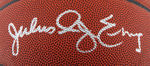 JULIUS "DR. J" ERVING & LARRY BIRD SIGNED BASKETBALL PAIR.