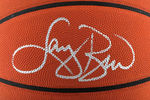 JULIUS "DR. J" ERVING & LARRY BIRD SIGNED BASKETBALL PAIR.