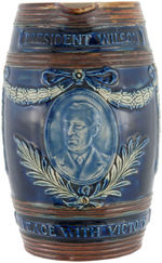 WOODROW WILSON END OF WWI PORTRAIT PITCHER BY ROYAL DOULTON.