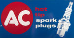 "AC HOT TIP SPARK PLUGS" DISPLAY UNIT.