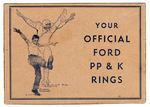 "FORD PP&K" BOXED PREMIUM RINGS.