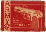 HUBLEY "ARMY 45" BOXED CAP GUN & HOLSTER.