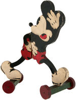 MICKEY MOUSE WOBBLER PULL TOY.