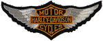 "HARLEY-DAVIDSON MOTORCYCLES" FOB & PATCH.