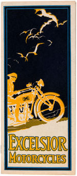 "EXCELSIOR MOTORCYCLES" 1920s BROCHURE.