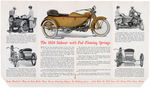 HARLEY-DAVIDSON MOTORCYCLES 1924-1925 BROCHURE LOT.