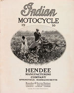 "INDIAN MOTOCYCLE 1916" BROCHURE.