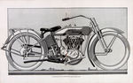 HARLEY-DAVIDSON MOTORCYCLES 1916 BROCHURE & PACKAGE TRUCK BROCHURE.