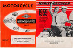 HARLEY-DAVIDSON 1950s CATALOG LOT.