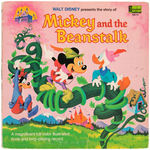 "MICKEY AND THE BEANSTALK" ORIGINAL RECORD STORYBOOK ART.