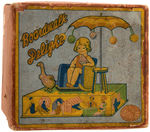 "BOARDWALK DELIGHT" BOXED CELLULOID & TIN WIND-UP.