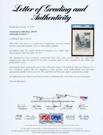 AMELIA EARHART SIGNED PSA ENCAPSULATED PHOTO.