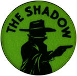 “THE SHADOW” SECRET SOCIETY ‘MAGIC’ GLOW-IN-DARK MEMBER’S BUTTON.