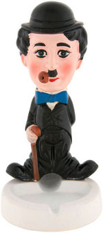 CHARLIE CHAPLIN FIGURAL NOVELTY SMOKING ASHTRAY.