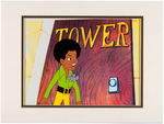 "THE JACKSON 5IVE" ANIMATION CEL FEATURING MICHAEL JACKSON.