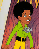 "THE JACKSON 5IVE" ANIMATION CEL FEATURING MICHAEL JACKSON.