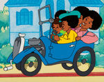 "THE JACKSON 5IVE" ANIMATION CEL FEATURING THE JACKSON 5.