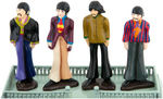 "THE BEATLES - YELLOW SUBMARINE" GARTLAN LIMITED EDITION FIGURINES SET W/PROMOTIONAL DISPLAY BASE.