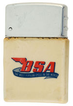 CIGARETTE LIGHTER PROMOTING "BSA" MOTORCYCLES.