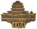 "INDIANAPOLIS MOTOR SPEEDWAY 1949" PIT BADGE.