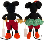 "MICKEY & MINNIE MOUSE" RARE NEEDLEART DOLL PAIR.