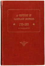 J. DOYLE DeWITT CLASSIC "A CENTURY OF BUTTONS 1789-1889" CAMPAIGN REFERENCE BOOK.