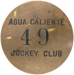 JOCKEY PAIR OF RARE BADGES.