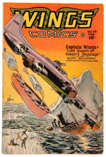 "WINGS COMICS" COMPLETE SET #1-124.