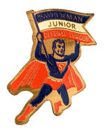 "SUPERMAN JUNIOR DEFENSE LEAGUE" 1941 PREMIUM BADGE.